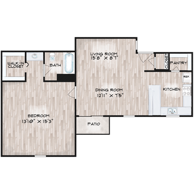 Unit 1909-5 1909-5 floor plan